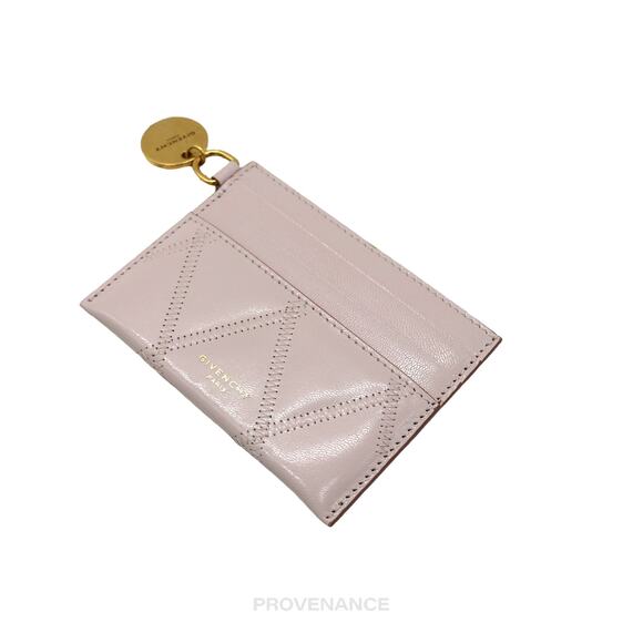 🔴 Givenchy Card Holder Wallet - Quilted Blush Leather - Picture 3 of 7